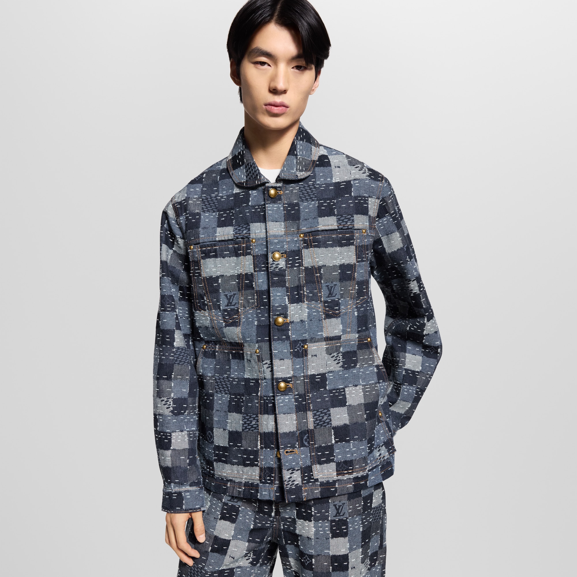 Damier Denim Workwear Blouson - Ready-to-Wear | LOUIS VUITTON